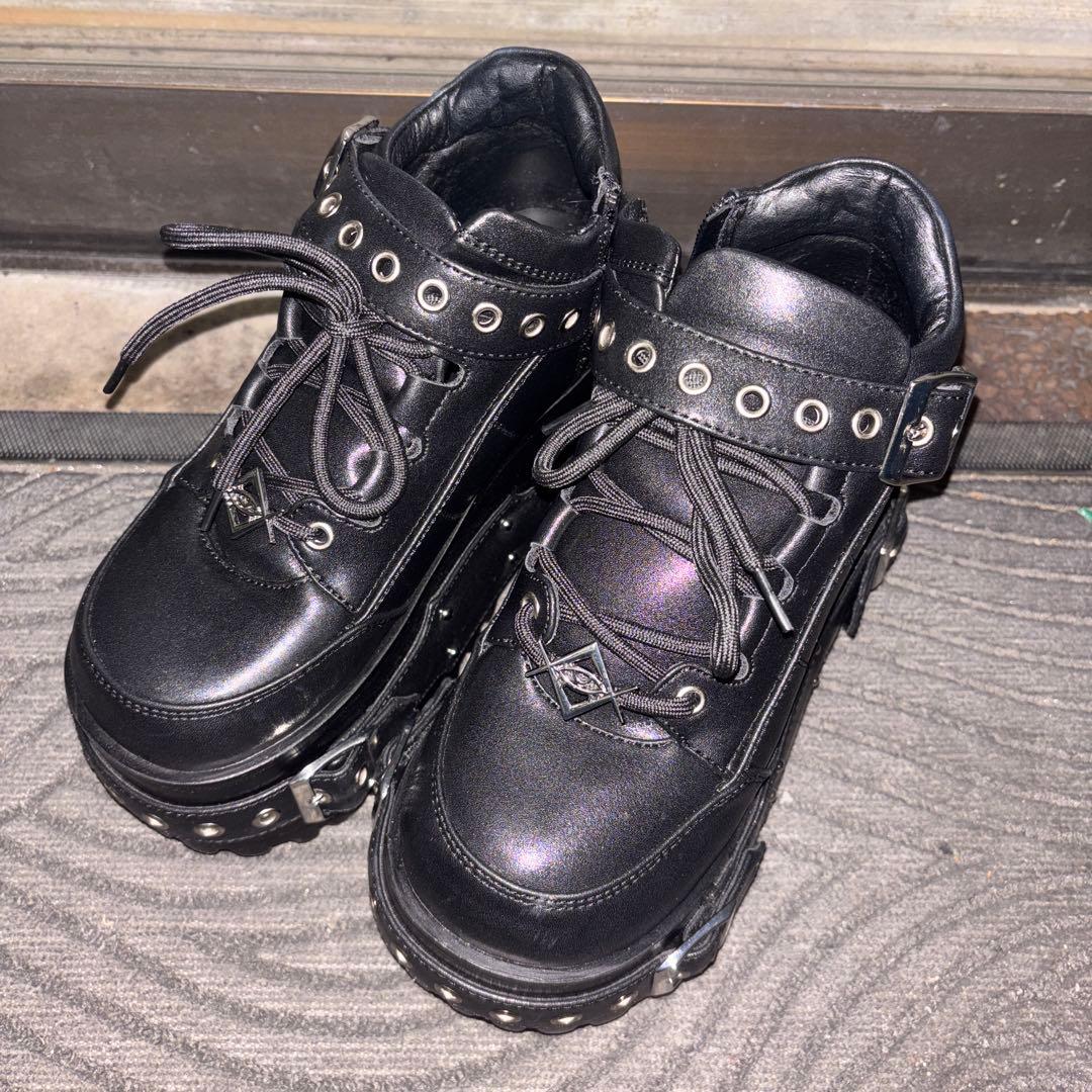 レフレム プラットフォームシューズ 23 スニーカー 厚底