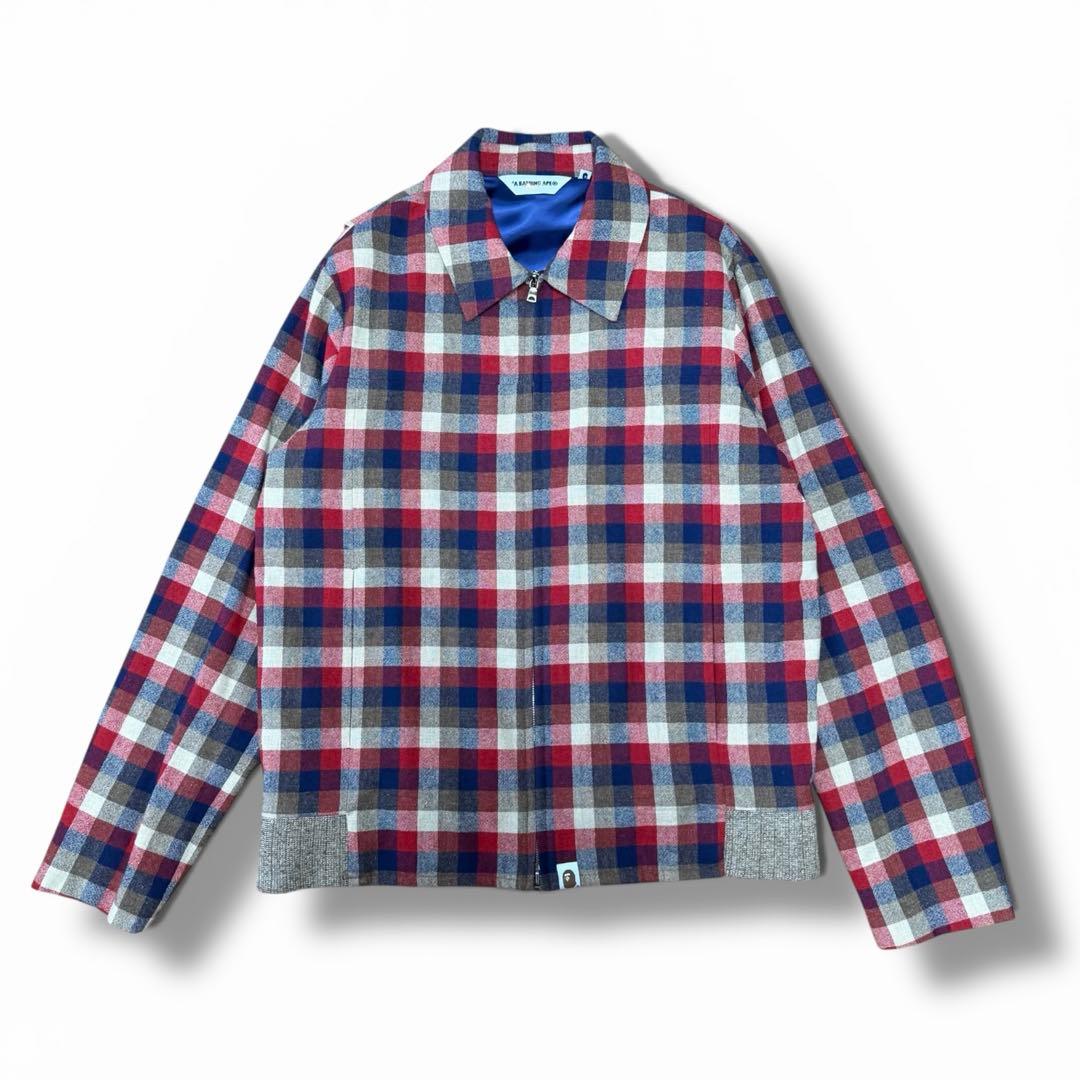 A BATHING APE ラブジェネチェック ジャケット 初期 - メルカリ