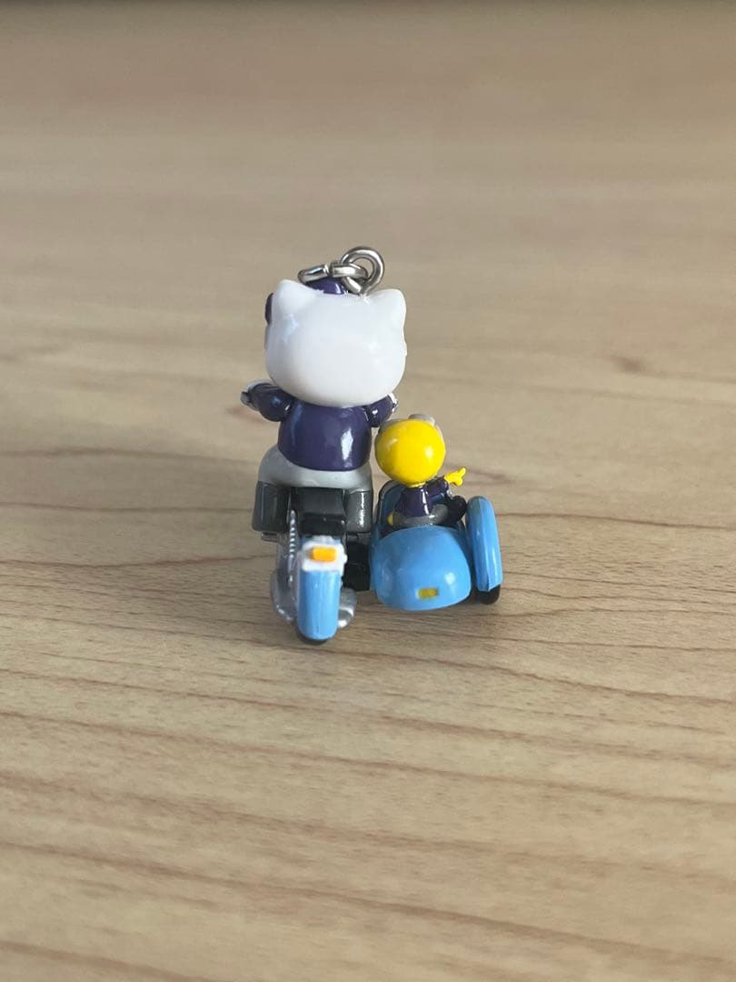 【希少レア】ハローキティ トゥイティー コラボ サイドカーバイク キーホルダー