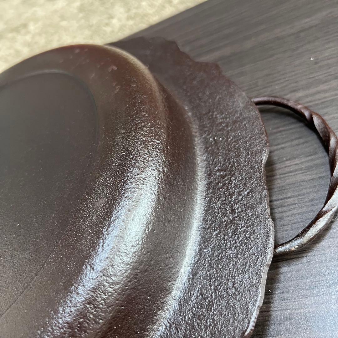 【新品】手作り菊地保寿堂 釜すき鍋 天皇陛下 皇后陛下御買上 南部鉄　山形鋳物