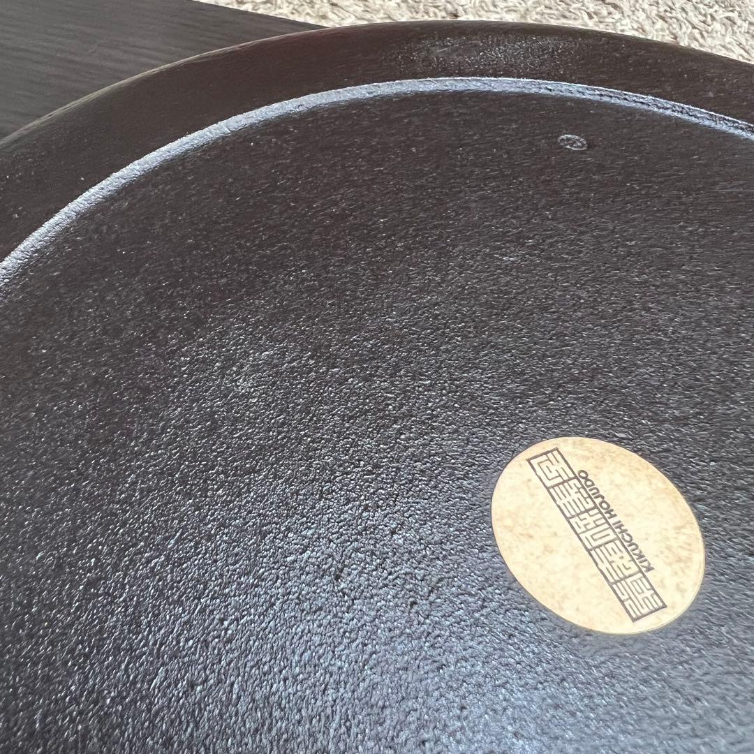 【新品】手作り菊地保寿堂 釜すき鍋 天皇陛下 皇后陛下御買上 南部鉄　山形鋳物