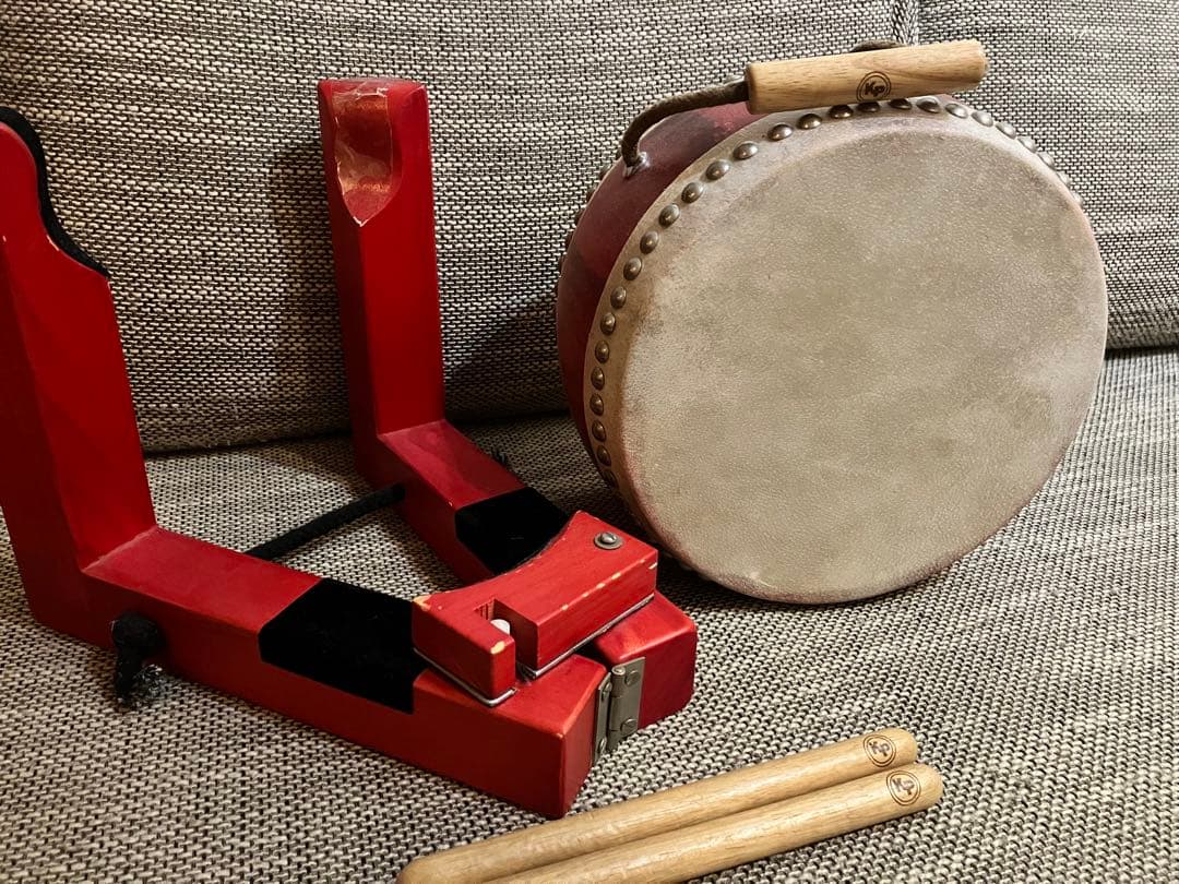 ナカノ わだいこスタンド付 KP 1200 和太鼓 キッズパーカッション