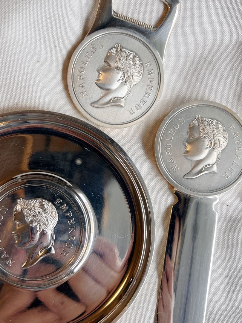 christofle クリストフル ナポレオン 銀食器 3点set - メルカリ