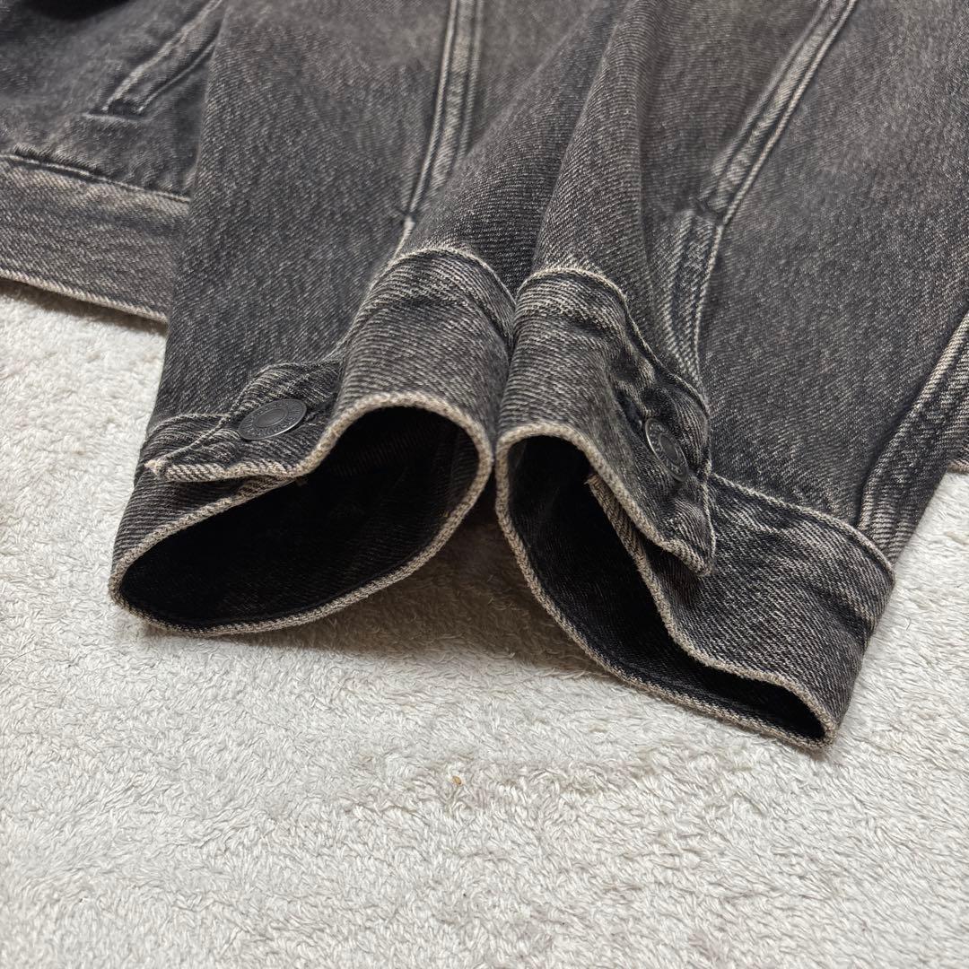 未使用級✨L リーバイス 72334先染めブラック デニムジャケット70506型