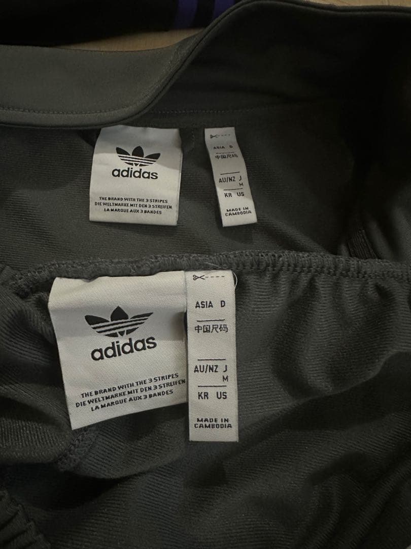 adidas グレー ジャージ Mサイズ