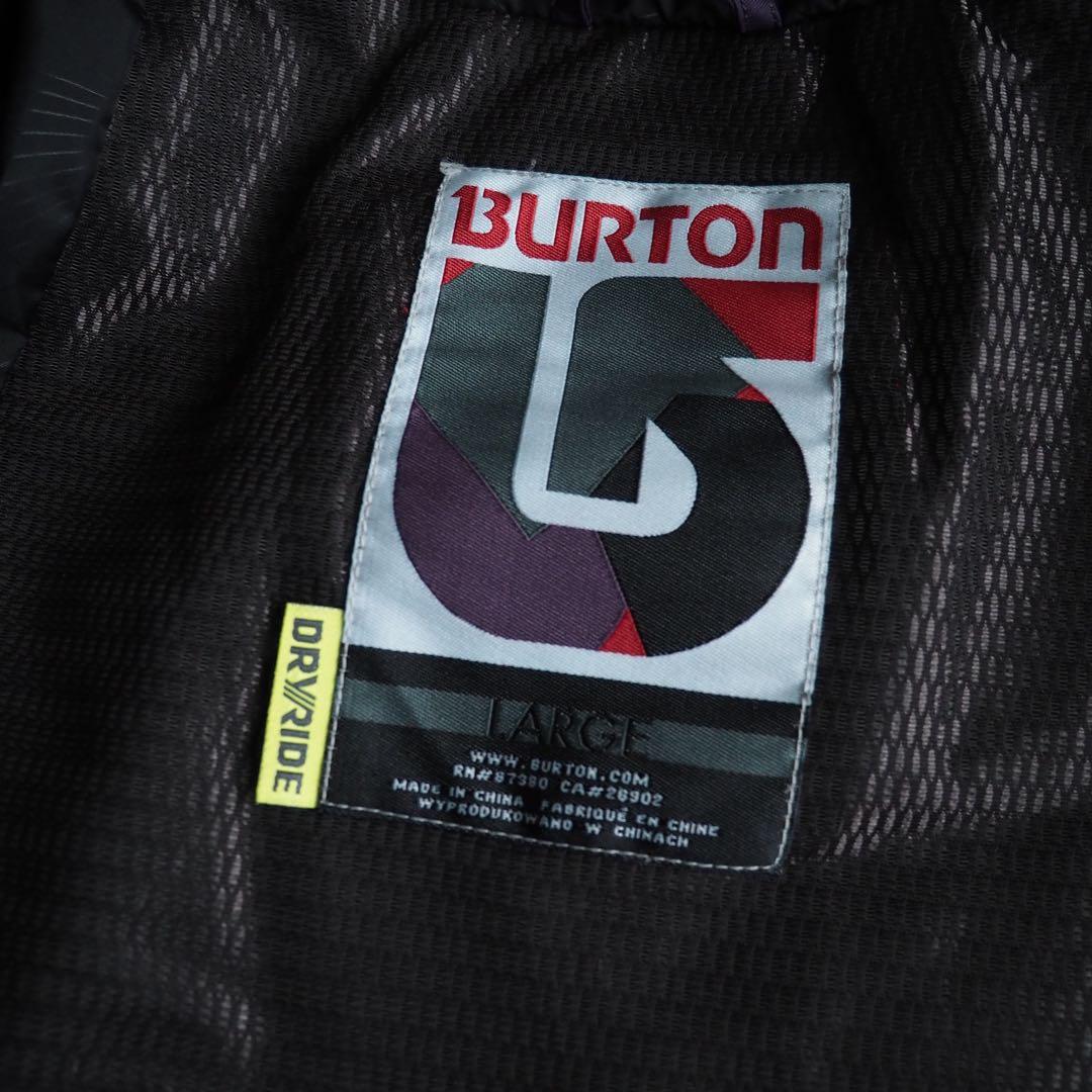 BURTON DRY RIDE スノージャケット パープル チェック柄 Lサイズ