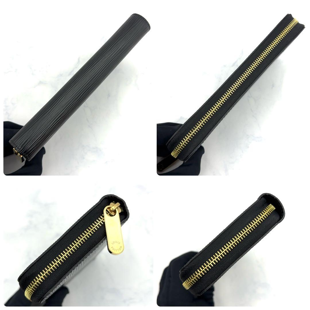 【ほぼ新品】 ルイヴィトン エピ ジッピーウォレット 長財布 ノワール ゴールド