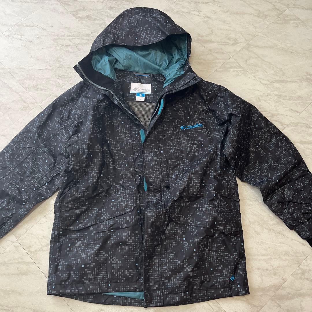 美品 Columbia スキー スノボ ウェア 上下セット　マルチカラー 黒