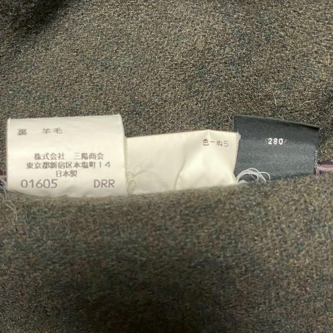 美品 超希少 バーバリー ムーアブルック ヘリンボーン ダッフルコート