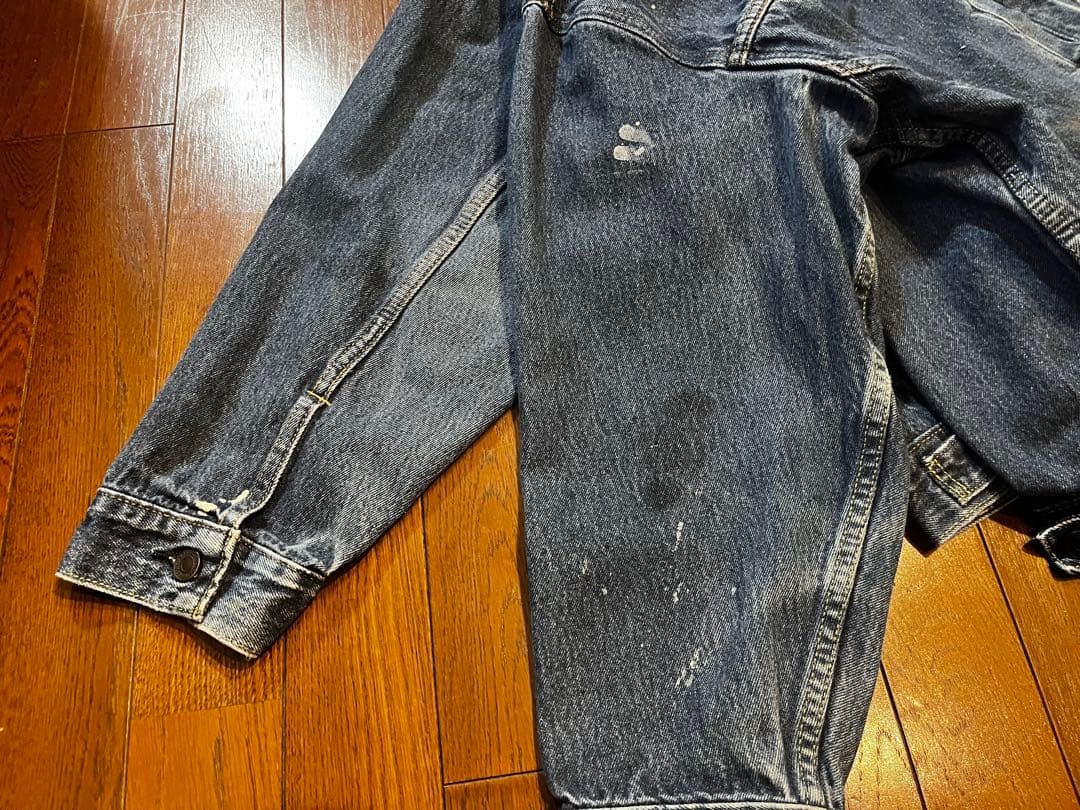 【1/20終了】Levi's デニムジャケット BIG「E」 韓国 y2k