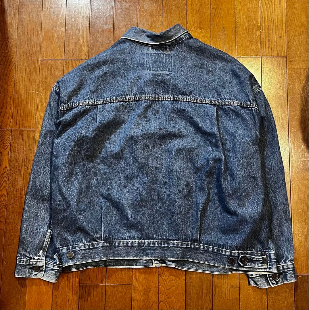 【1/20終了】Levi's デニムジャケット BIG「E」 韓国 y2k