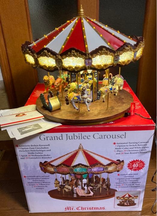 ミスタークリスマス メリーゴーランド オルゴール - メルカリ
