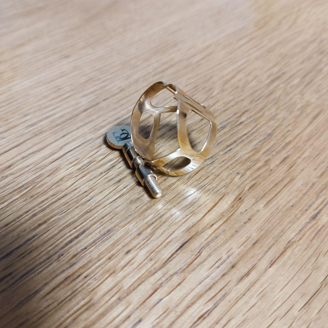 【美品】BG ソプラノサックス リガチャー L51 ゴールドプレート仕上げ