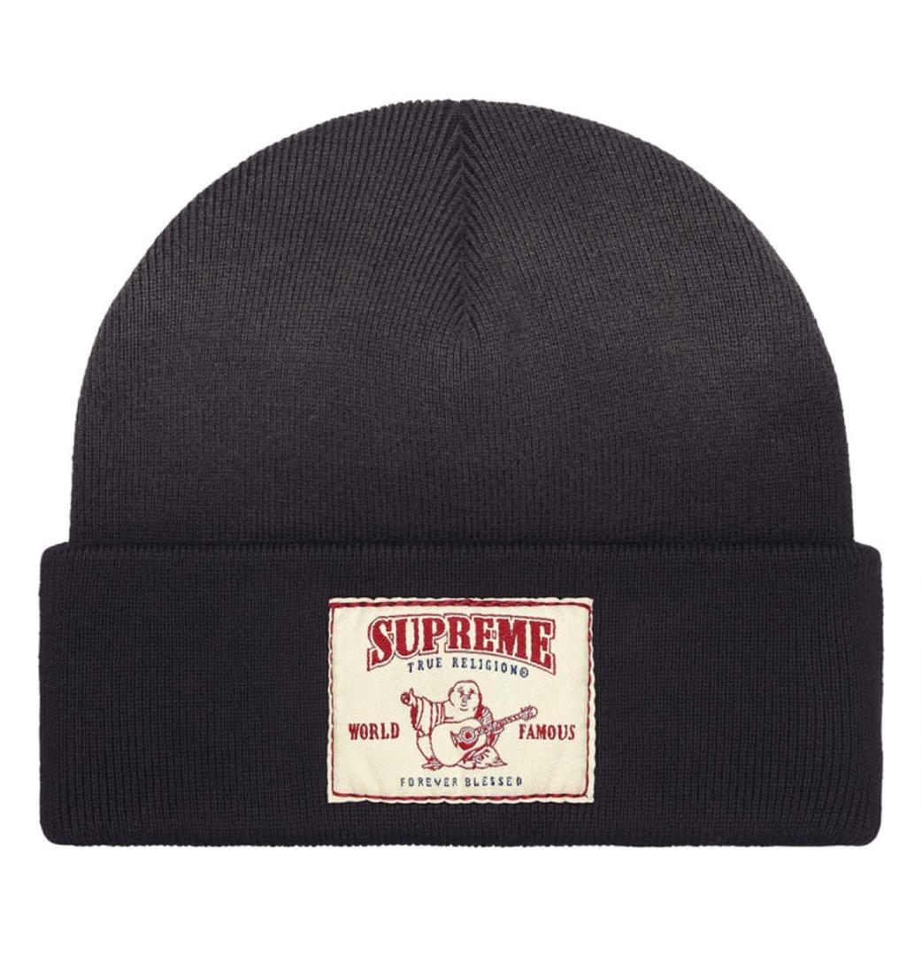 ブラック　Supreme x True Religion Beanie