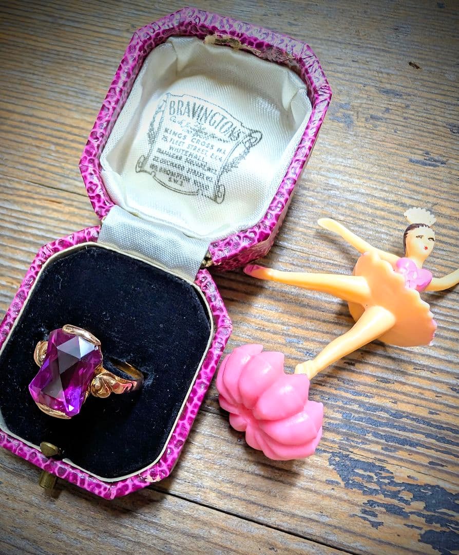 超メルカリ市限定✨️レア✨英国アンティーク リングケース