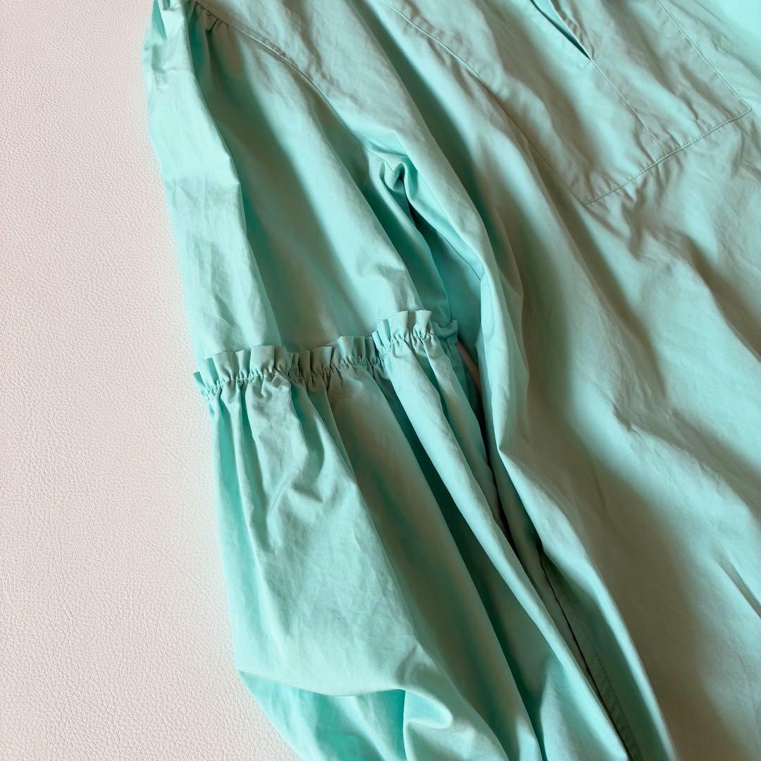 MaxMara　近年モデル　コットンドレス　シャツワンピース　白タグ　38