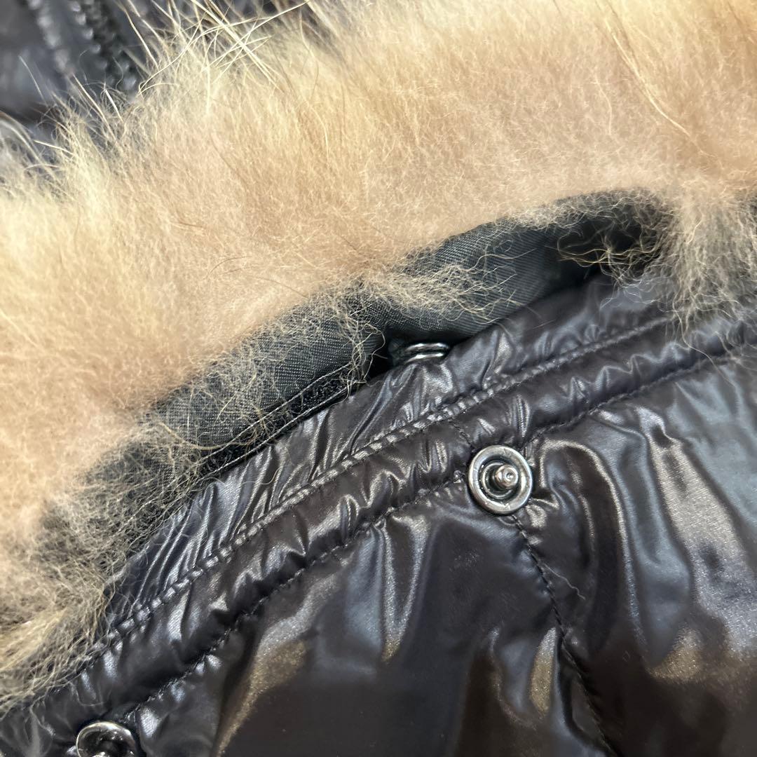 マークアンドロナ　ダウンベスト　黒　ブラック　ラクーンファー　ゴルフ　3way