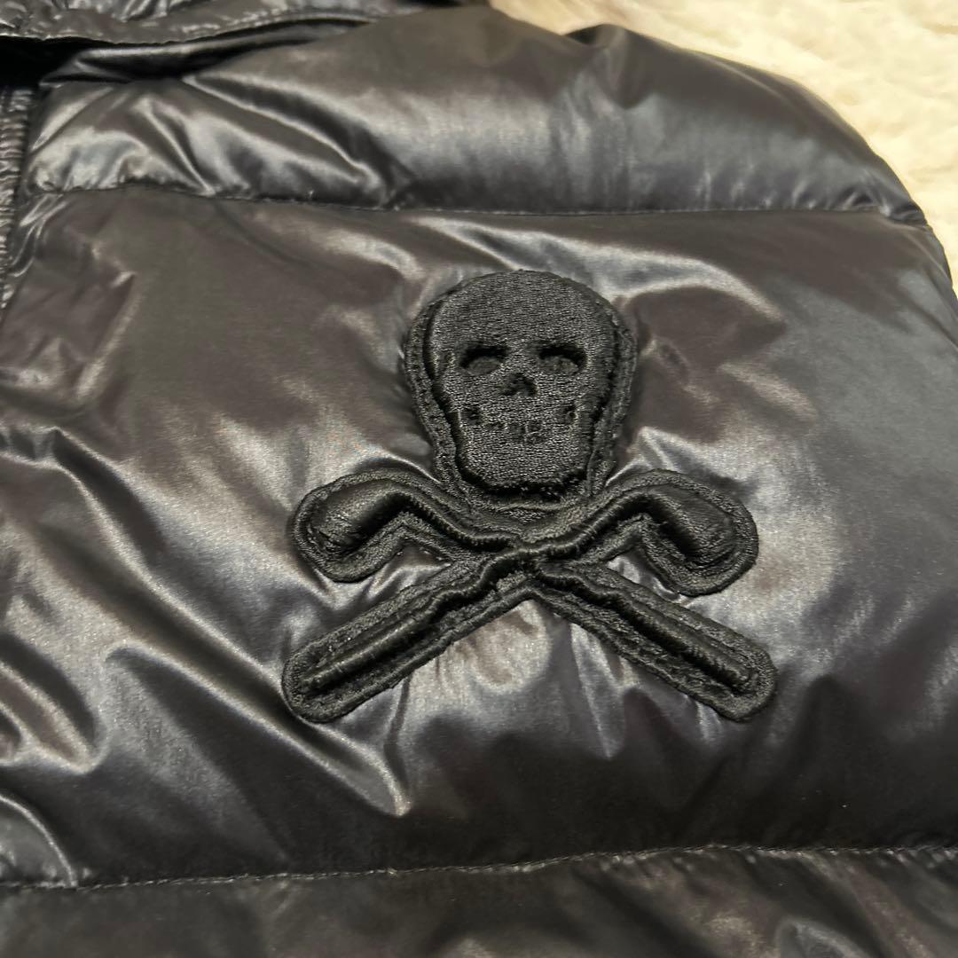 マークアンドロナ　ダウンベスト　黒　ブラック　ラクーンファー　ゴルフ　3way