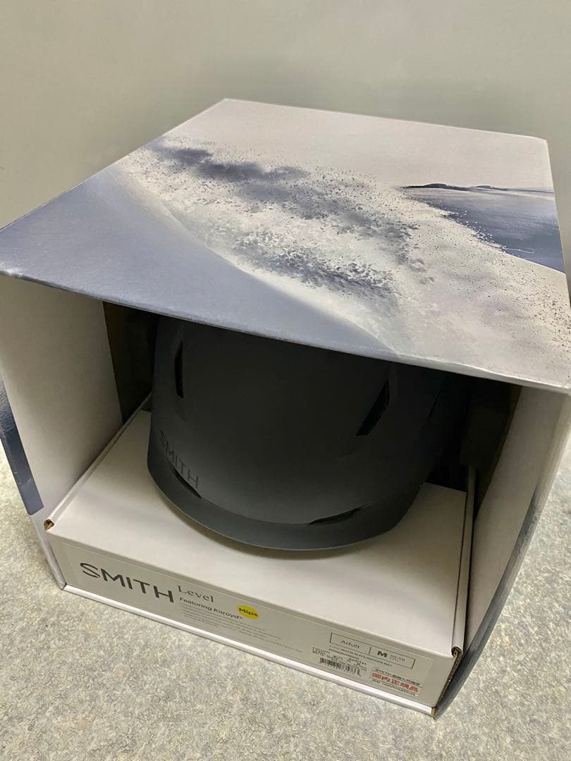 SMITH スノーヘルメット Level Matte Slate