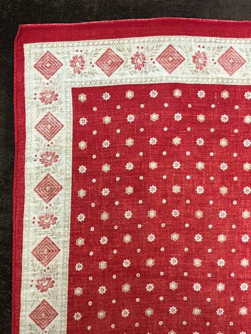 新年限定セール‼️スペシャル‼️ヴィンテージ バンダナ　ターキーレッド