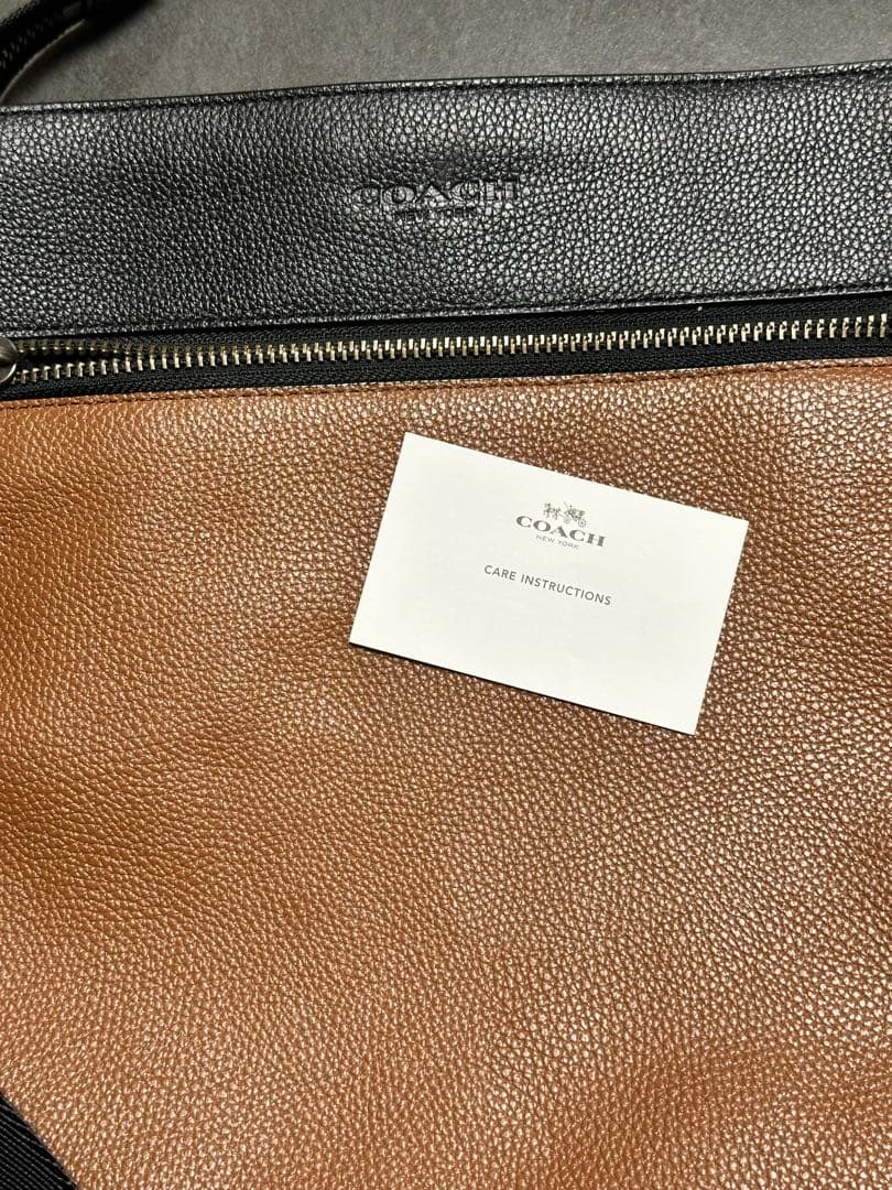 【COACH】 バワリー ショルダーバッグ ブラウン/ブラック ユニセックス