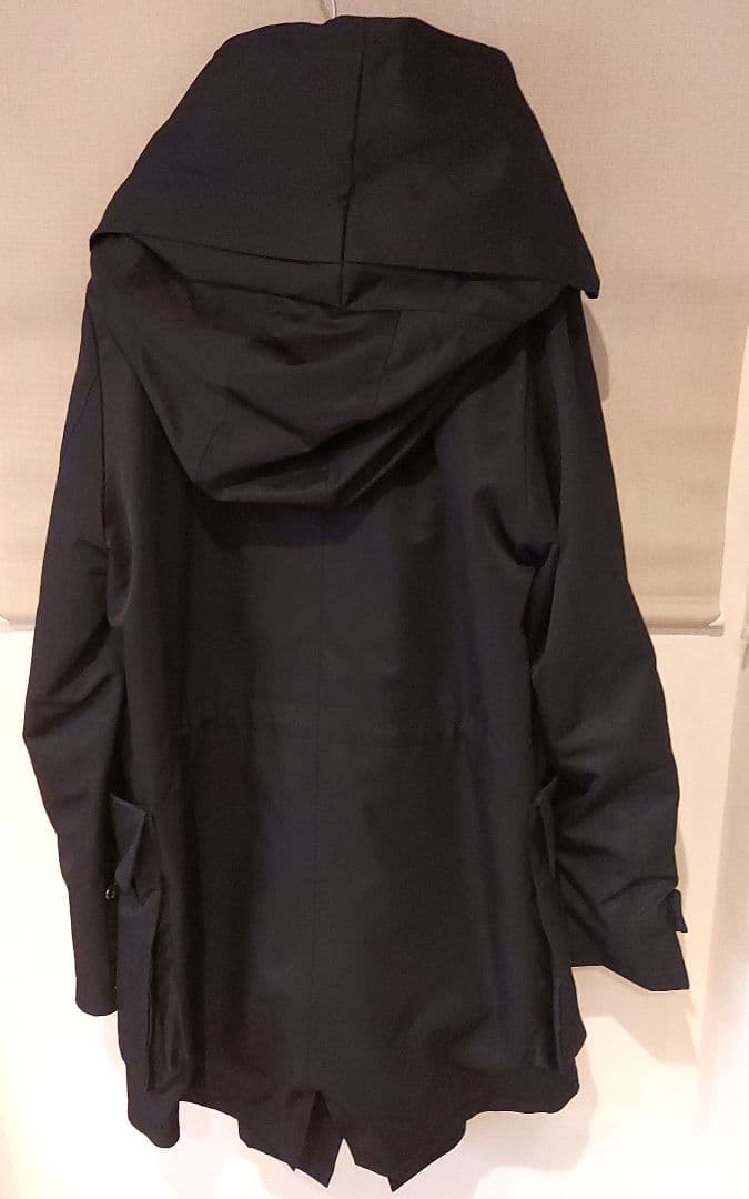 albino 男女兼用 ビックフードバルーンモッズコート