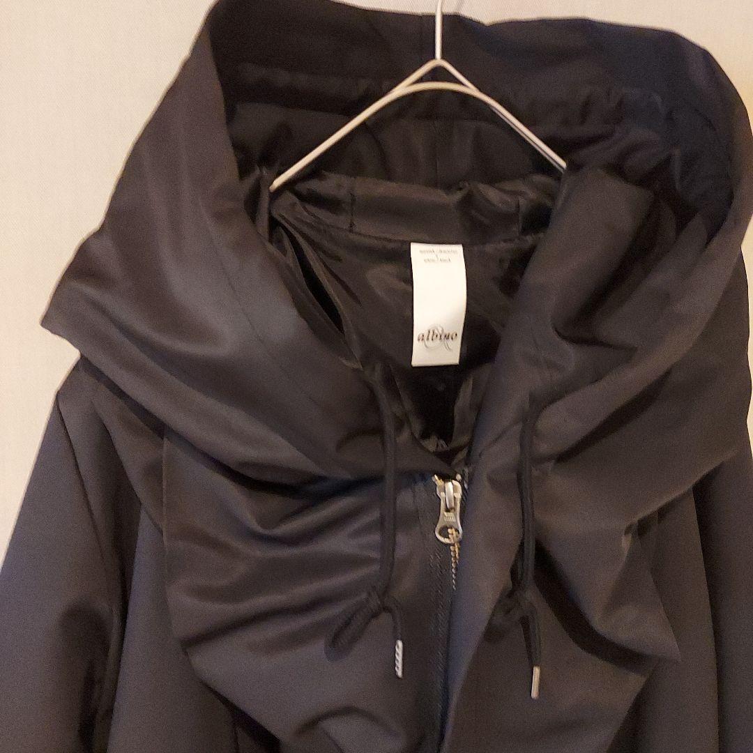 albino 男女兼用 ビックフードバルーンモッズコート