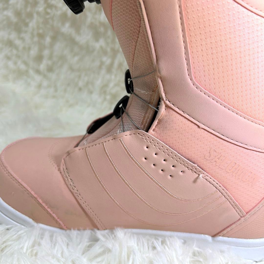 週末限定！SALOMONPEARLBOA パールボア24ピンクスノーボードブーツ