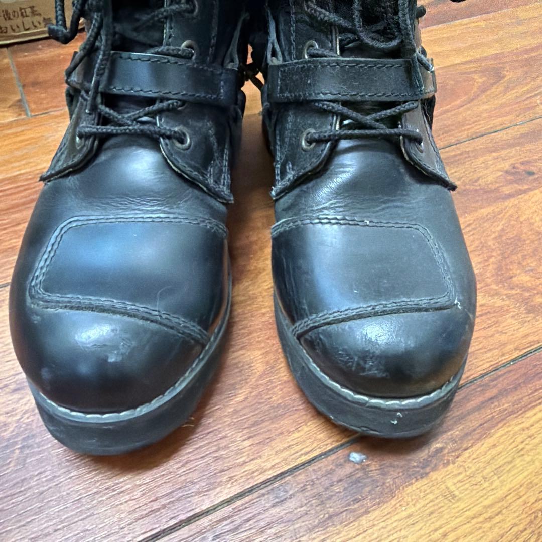 ま*ん様 ワイルドウィング　ファルコン厚底(WWM-0001ATU) 本革バイク