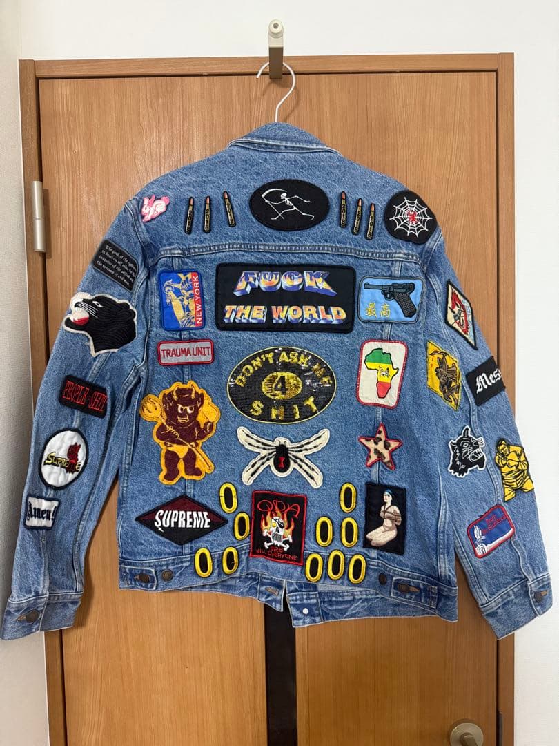 Supreme ☆ Patches Denim Trucker Jacket
