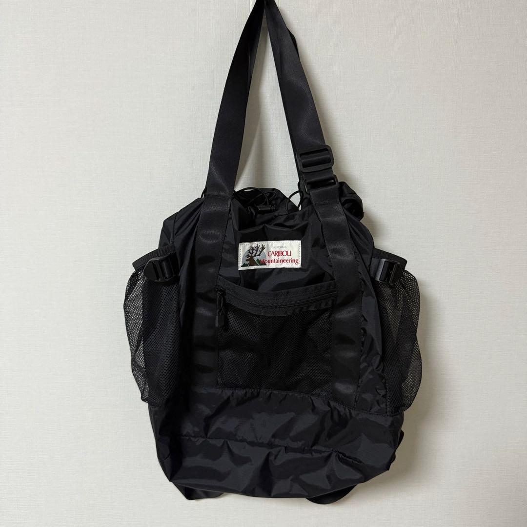 CARIBOU 2WAYトートバッグ／リュック ブラック