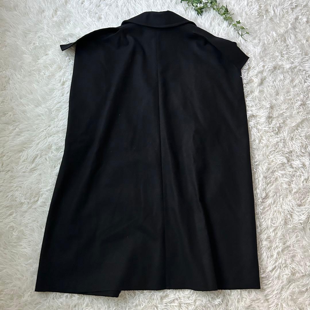 ヨウジヤマモト ファム 19AW メルトンウール　スリーブレスケープコート