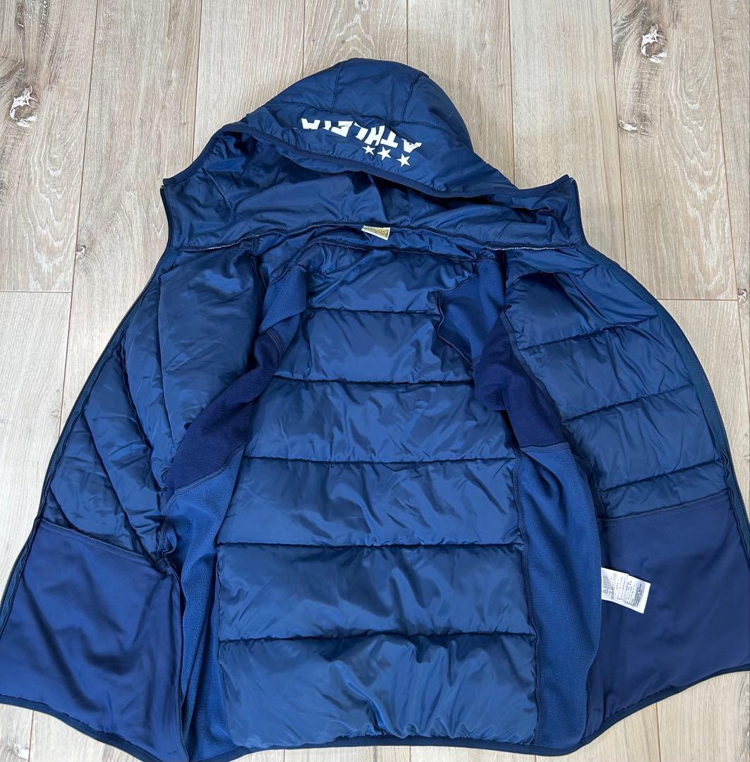 ATHLETA アスレタ ダウン(中綿)ピステ セットアップ ネイビー