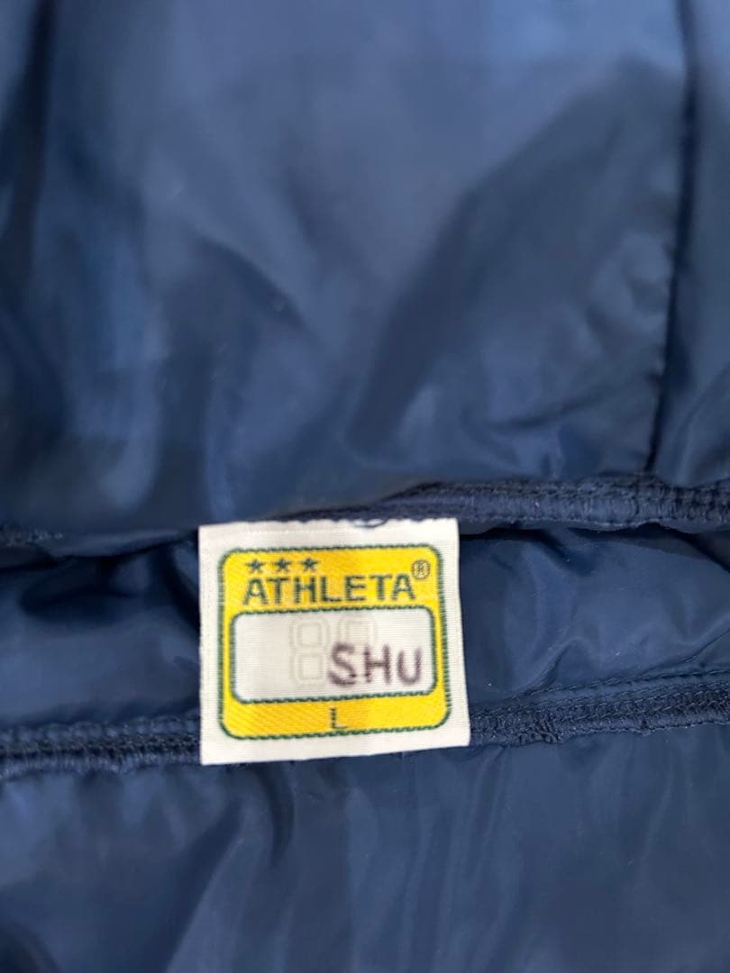 ATHLETA アスレタ ダウン(中綿)ピステ セットアップ ネイビー