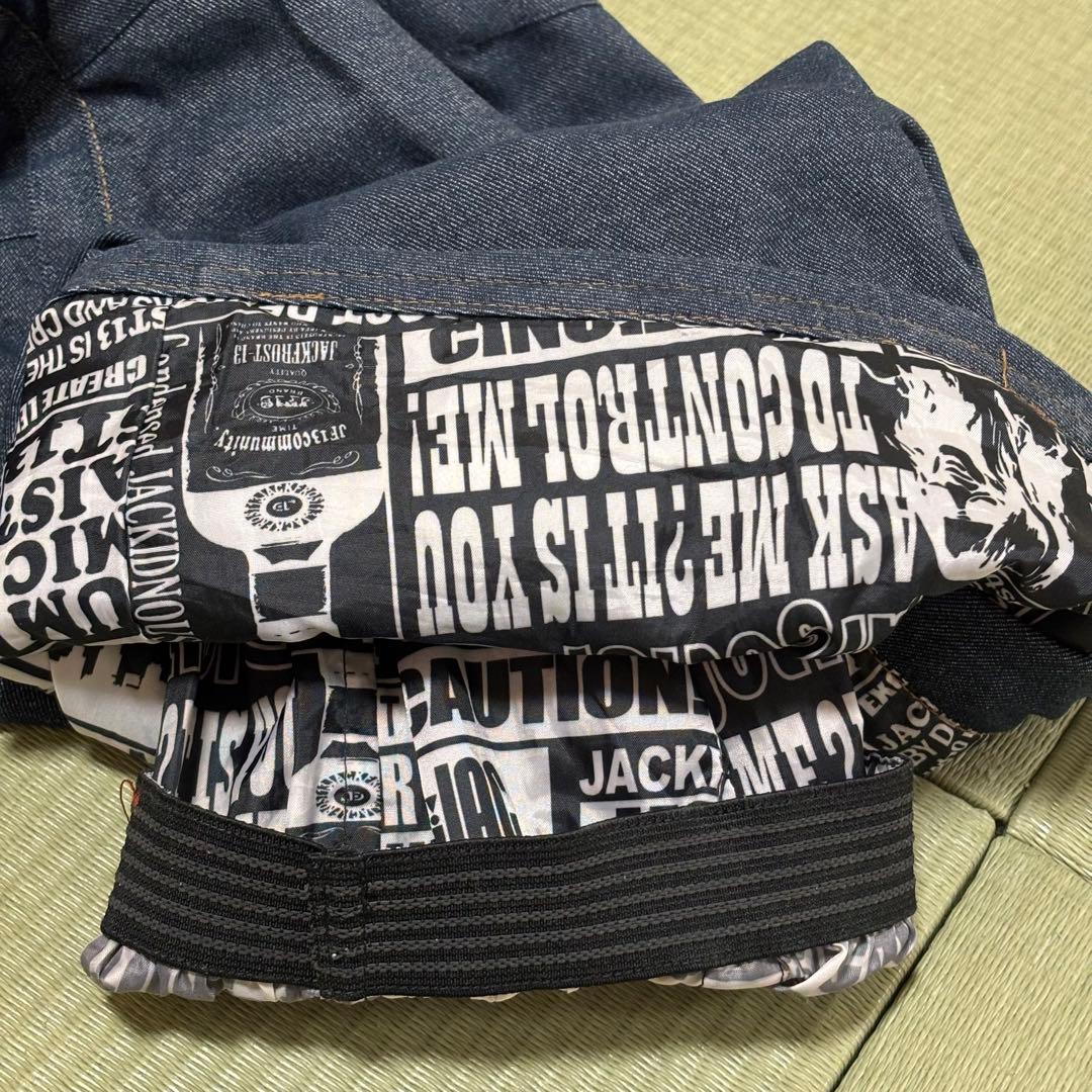 burton スノーボードウェア セットアップ レッド ネイビー M Sバラ柄