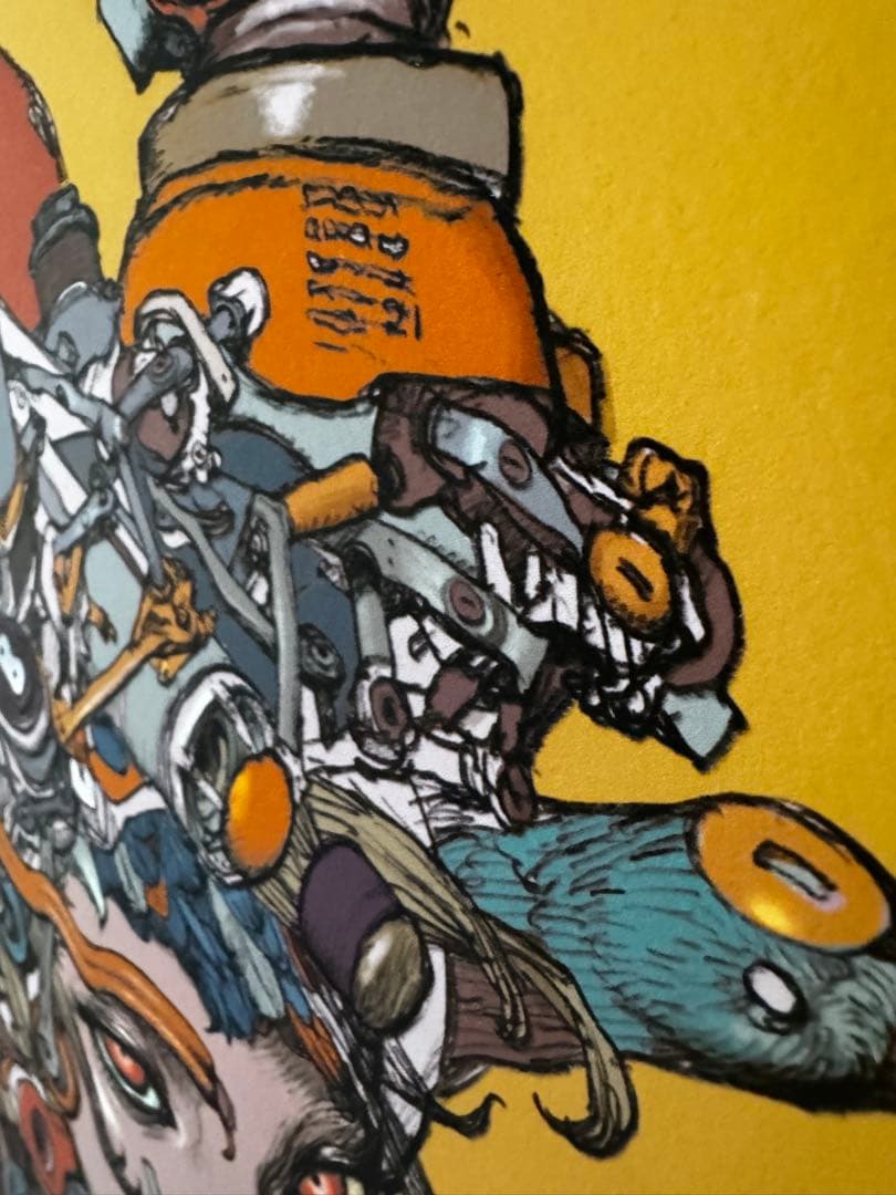 寺田克也 B3 額装ジークレー 版画 京都エキシビション購入 正規品