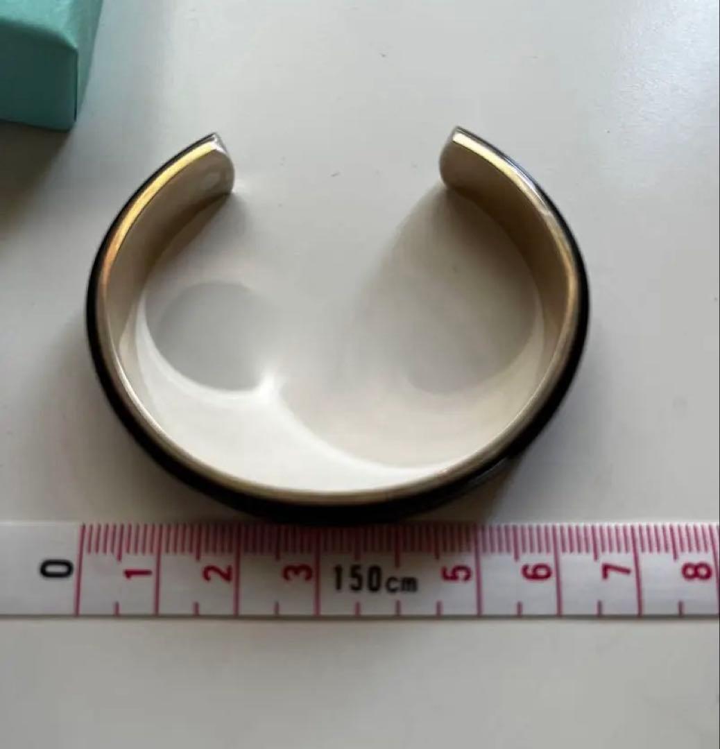 Tiffany & Co. ティファニー1837 カフ シルバー&チタンバングル