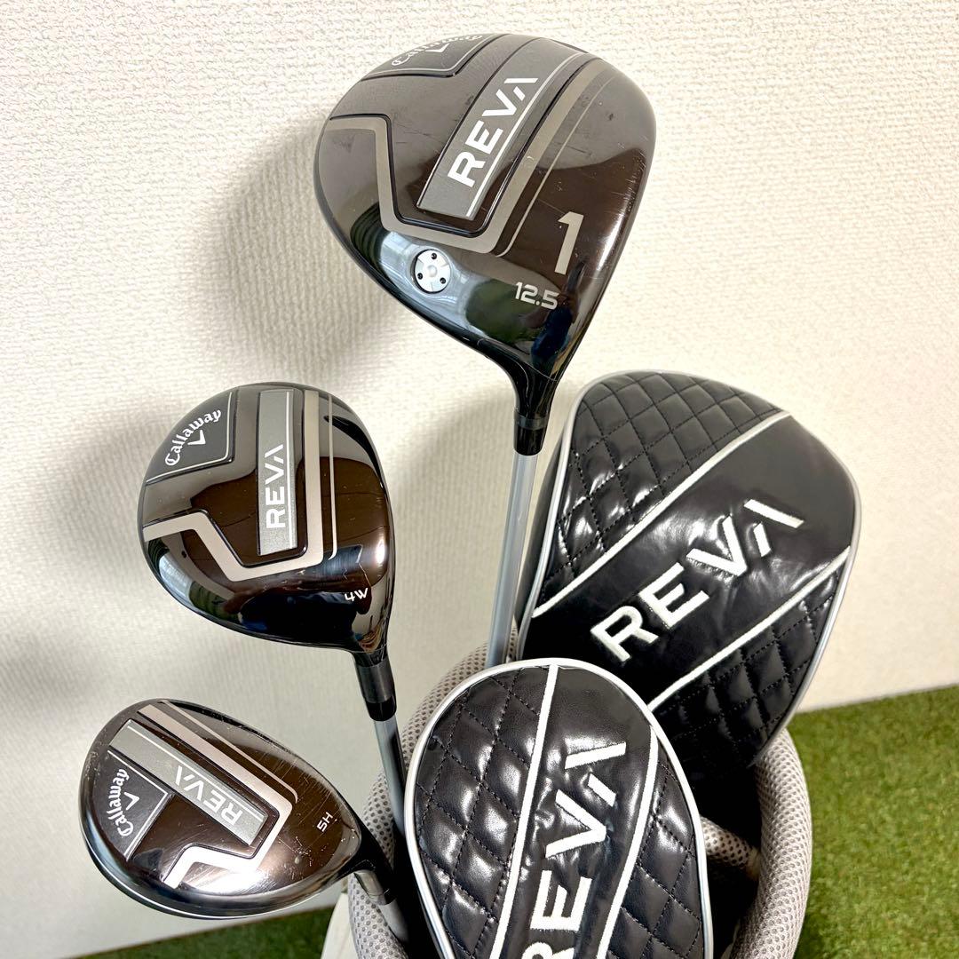 大人気｜キャロウェイ　レバ　ソレイユ　レディースゴルフクラブセット　7本