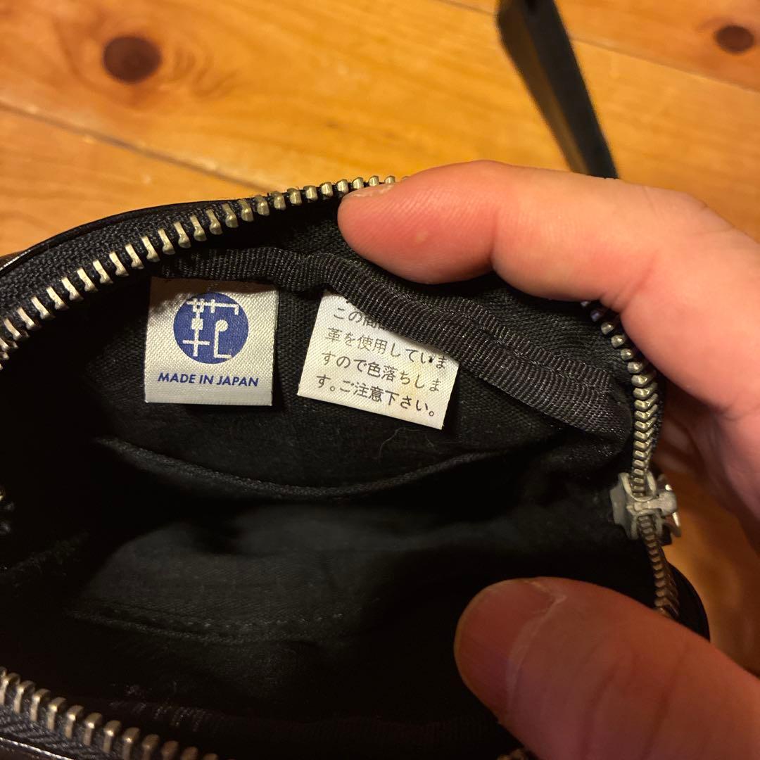 【値下げしました】PORTER 黒 レザー ショルダーバッグ