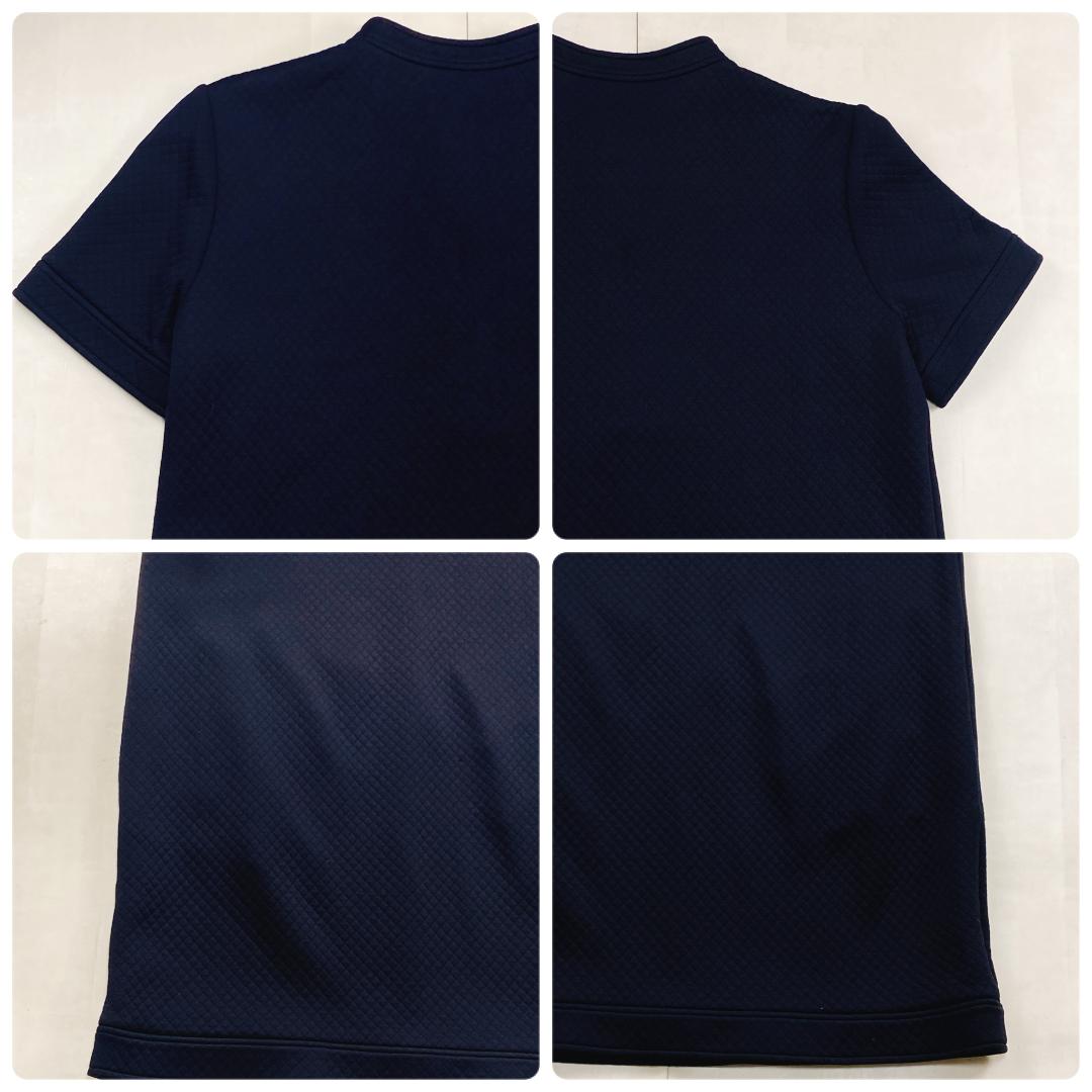 美品 ストレッチ GUCCI キルティング ロゴジップ ワンピース