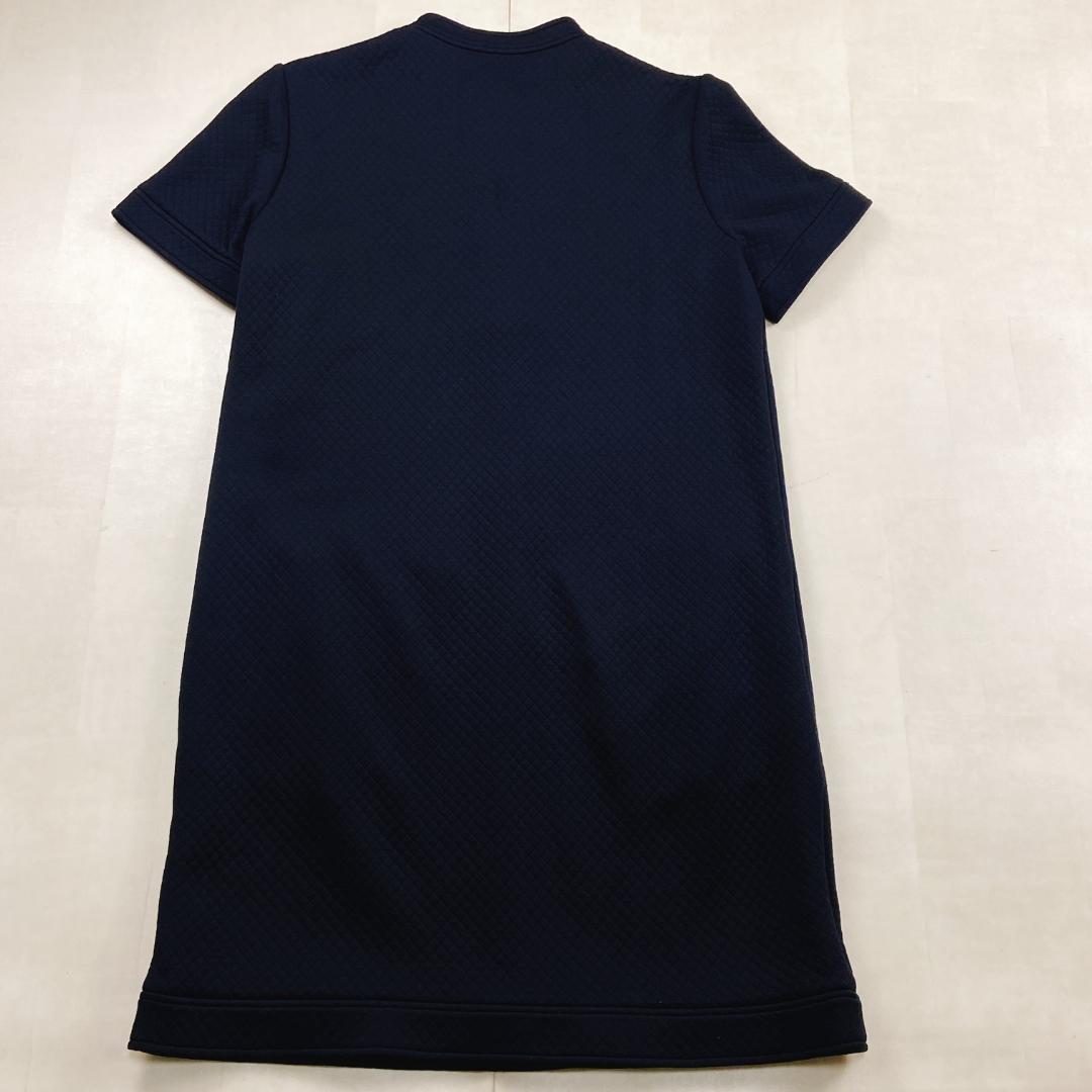 美品 ストレッチ GUCCI キルティング ロゴジップ ワンピース