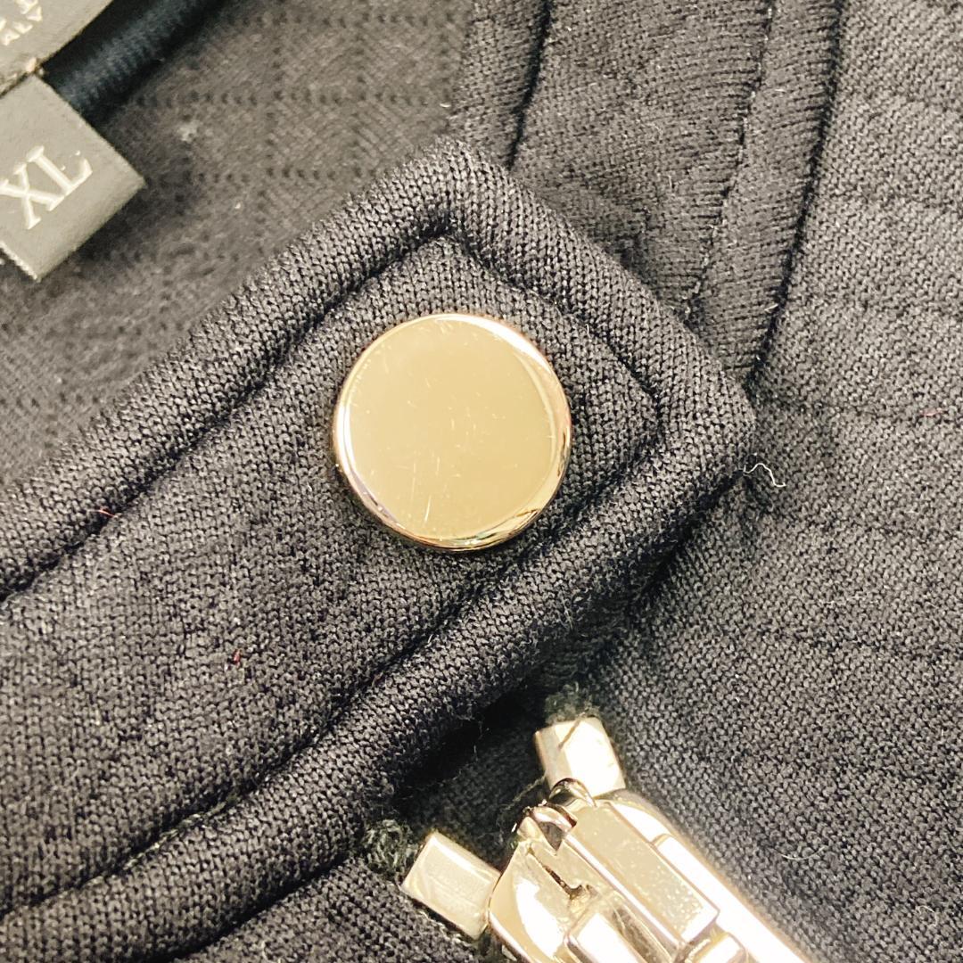 美品 ストレッチ GUCCI キルティング ロゴジップ ワンピース