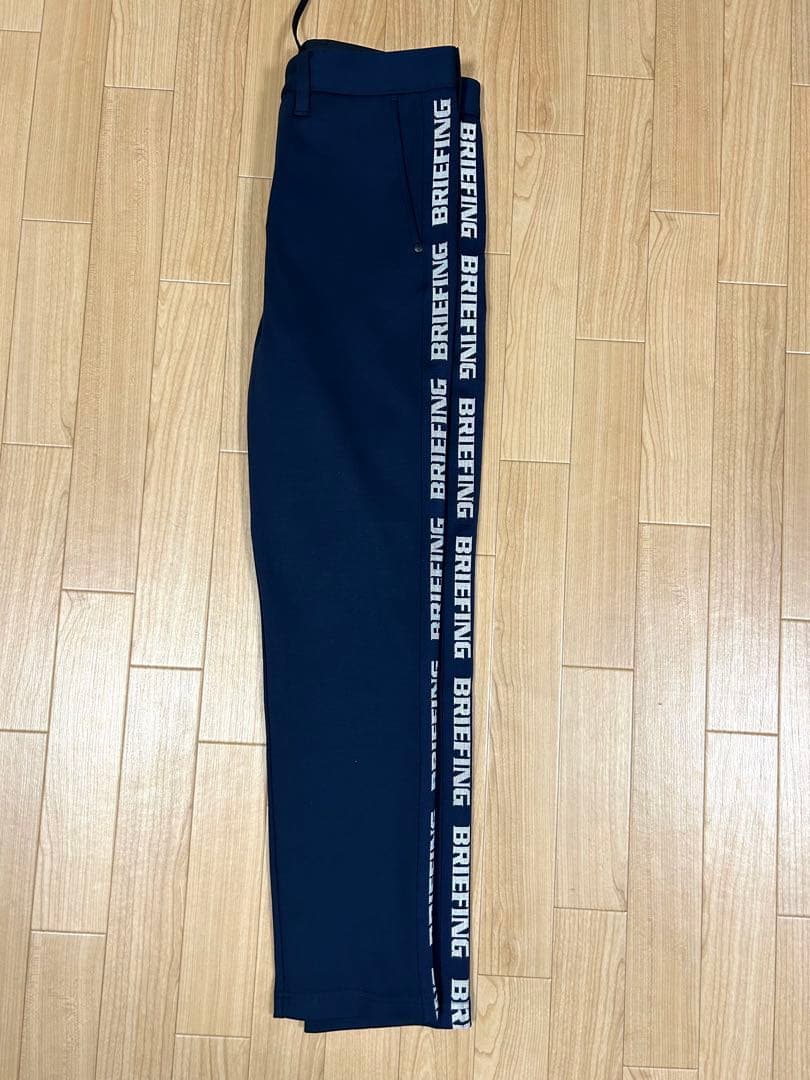 BRIEFINGゴルフウォームサイドロゴラインパンツ(M)ネイビー新品未使用品