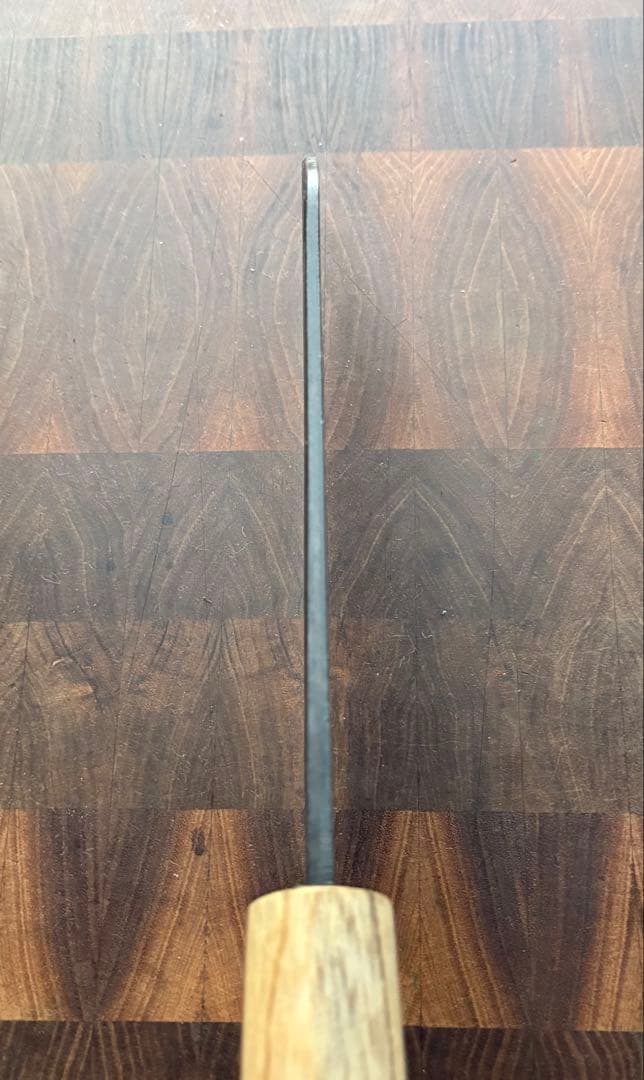 土佐打刃物 黒鳥鍛造工場 220mm 切付　クリーバー　包丁　青紙　アウトドア