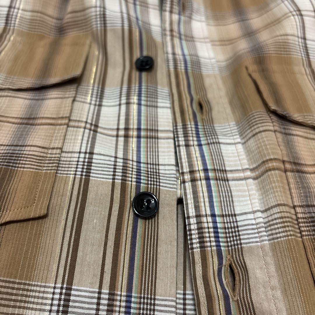 SAINT LAURENT PARIS 14ssオンブレ チェックシャツ 37