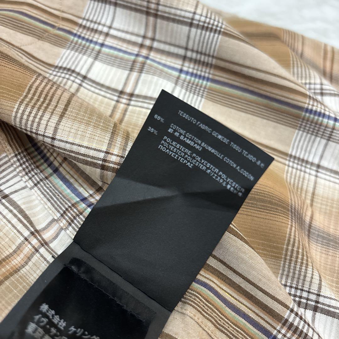 SAINT LAURENT PARIS 14ssオンブレ チェックシャツ 37