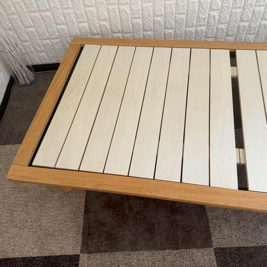 都内23区配送無料✨設置まで❗️無印良品　シングルベッドフレーム　美品