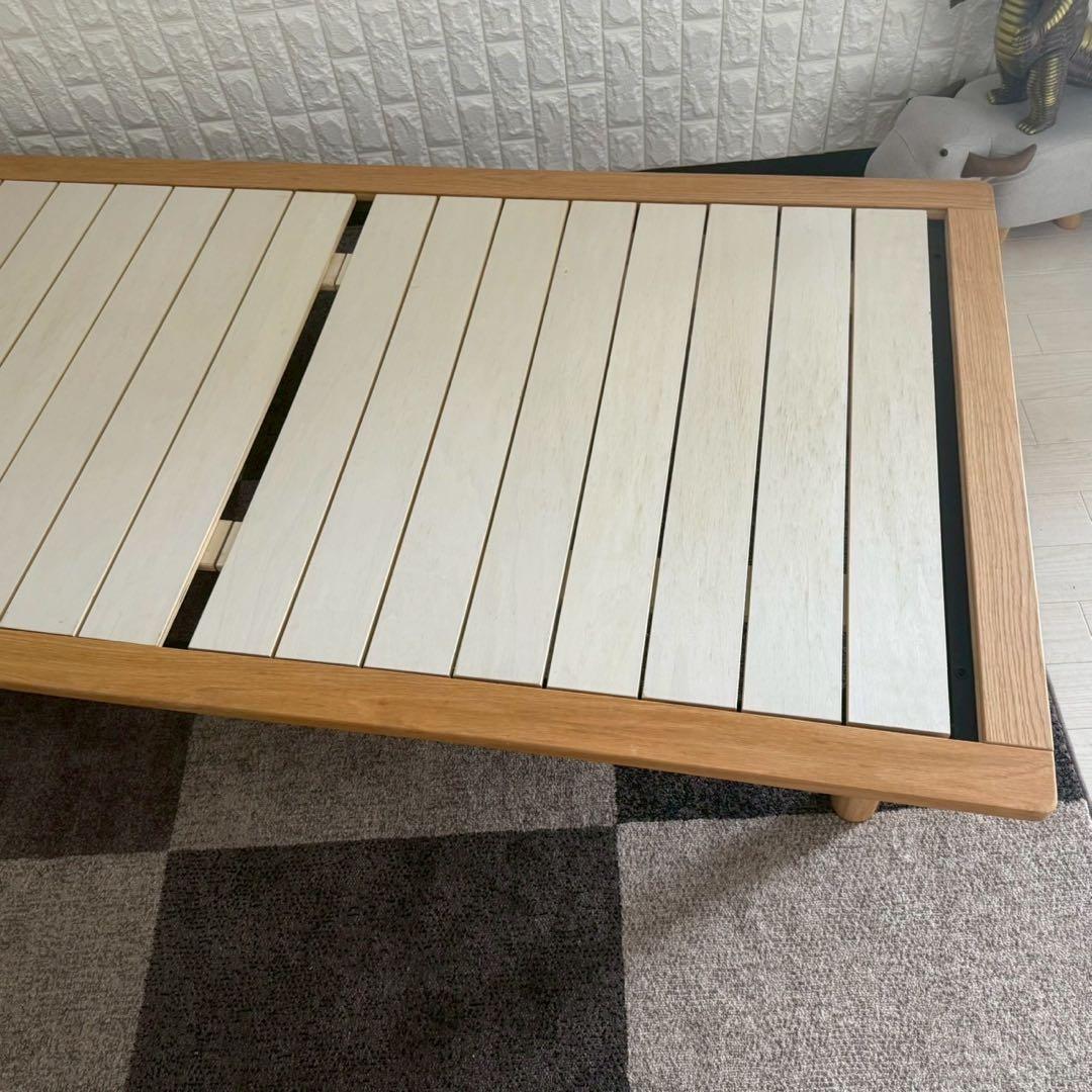 都内23区配送無料✨設置まで❗️無印良品　シングルベッドフレーム　美品