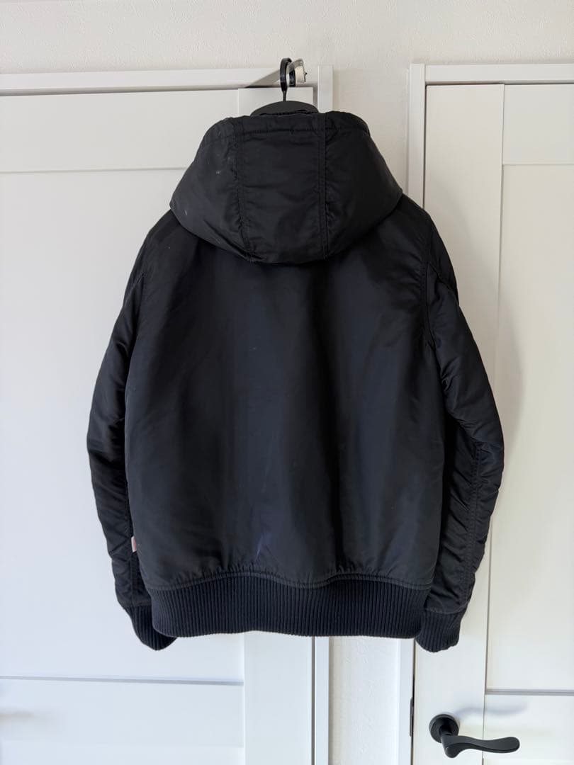 ALPHA INDUSTRIES フード付MA-1 フライトジャケット Lサイズ