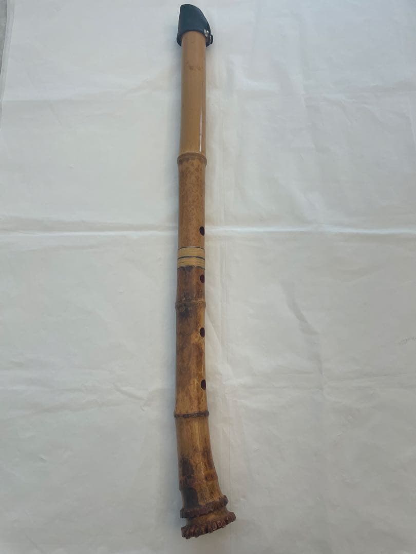 ❷超希少 小林 一城 尺八 銘二印 銀歌口 楽器
